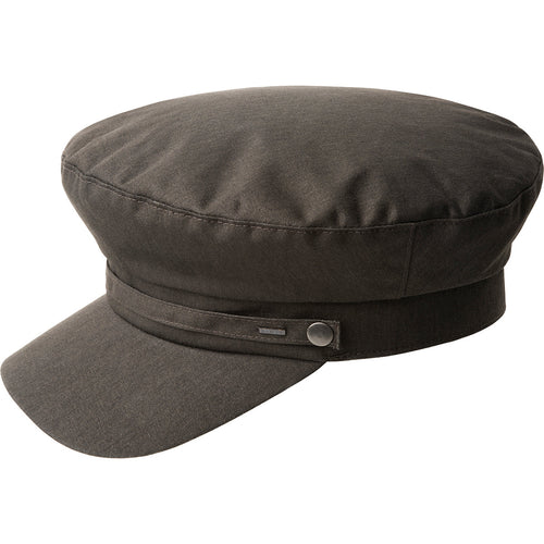 Bailey 1922 Crusoe fisherman cap in black washed cotton